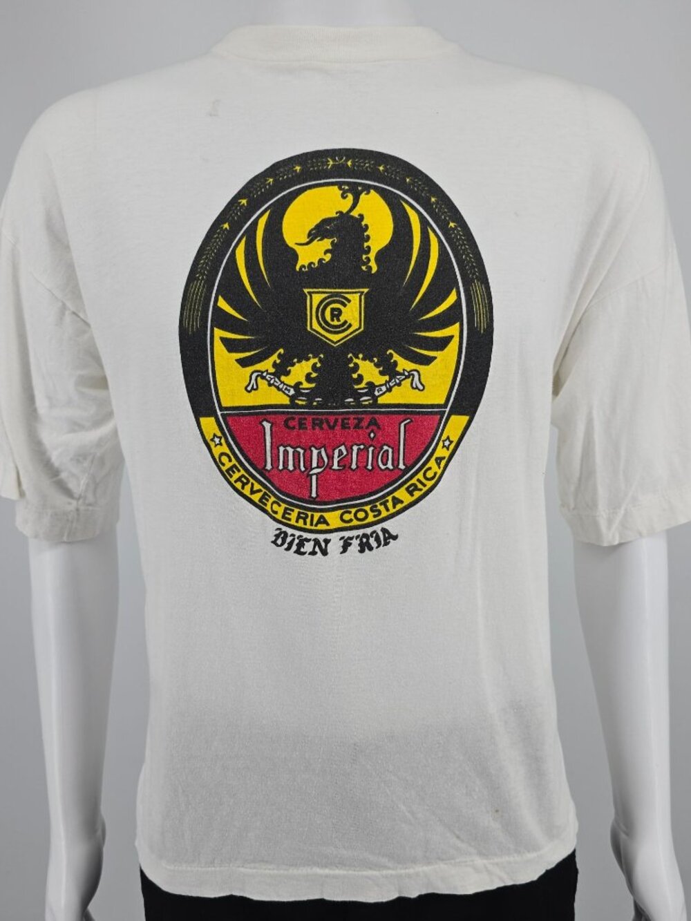 Vintage 1990s Cerveza Imperial Cerveceria Costa Rica Imperial Beer T-Shirt (XL)